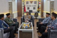Silaturahmi PD Muhammadiyah Ciamis dengan Kapolres Ciamis. (FOTO: PDM)